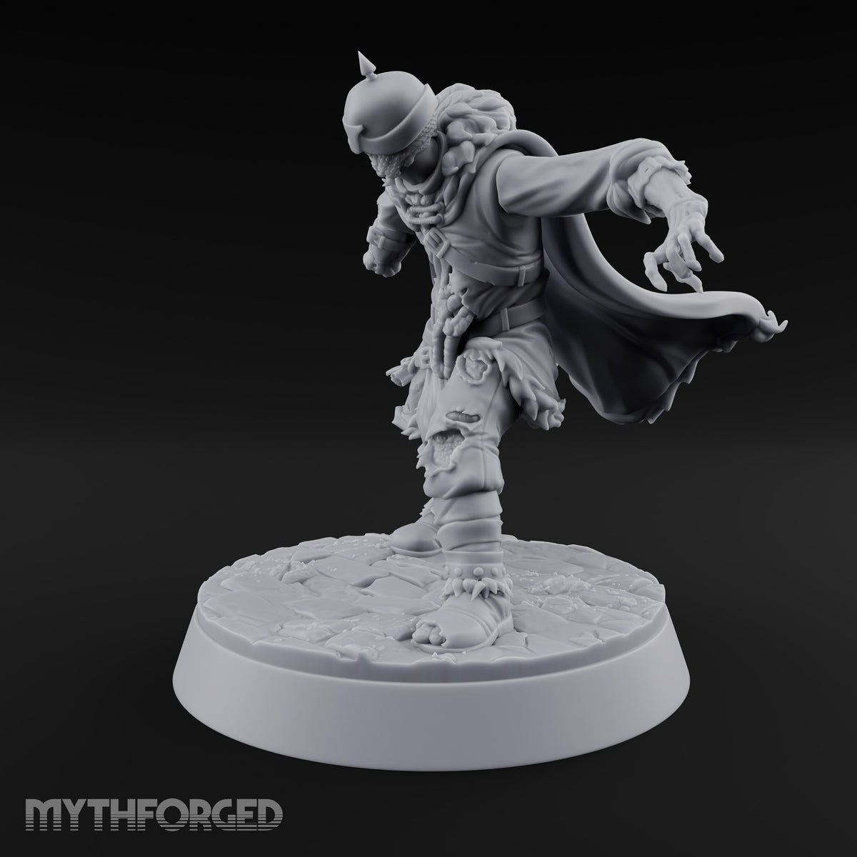 Still Marching, Barely Standing Zombie B — Bare Hands (Reaching)
