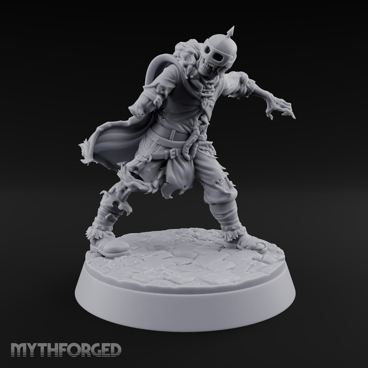 Dead Set Against Rest Zombie Warrior B — Bare Hands (Reaching)