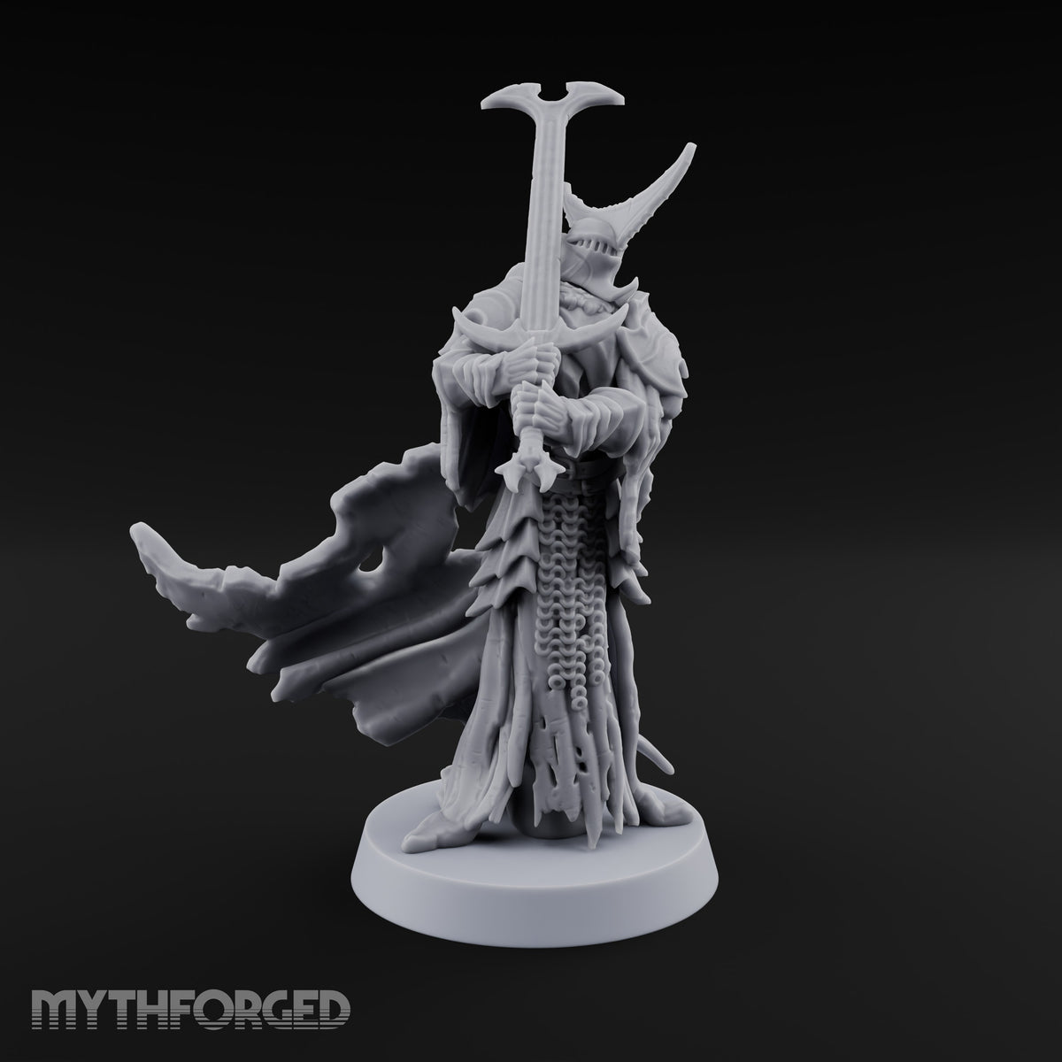 Crestfallen, Crescent-Crowned Death Knight Crusader — B