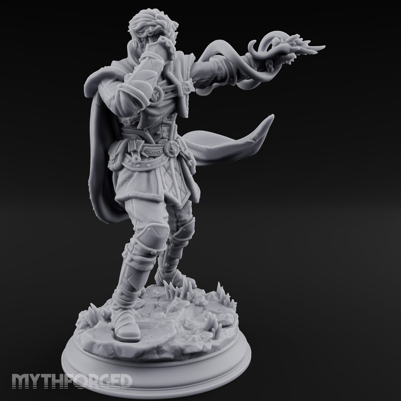 Blinded by the Light Elf Warlock Miniature for Dungeons and Dragons, Pathfinder or other TTRPGs