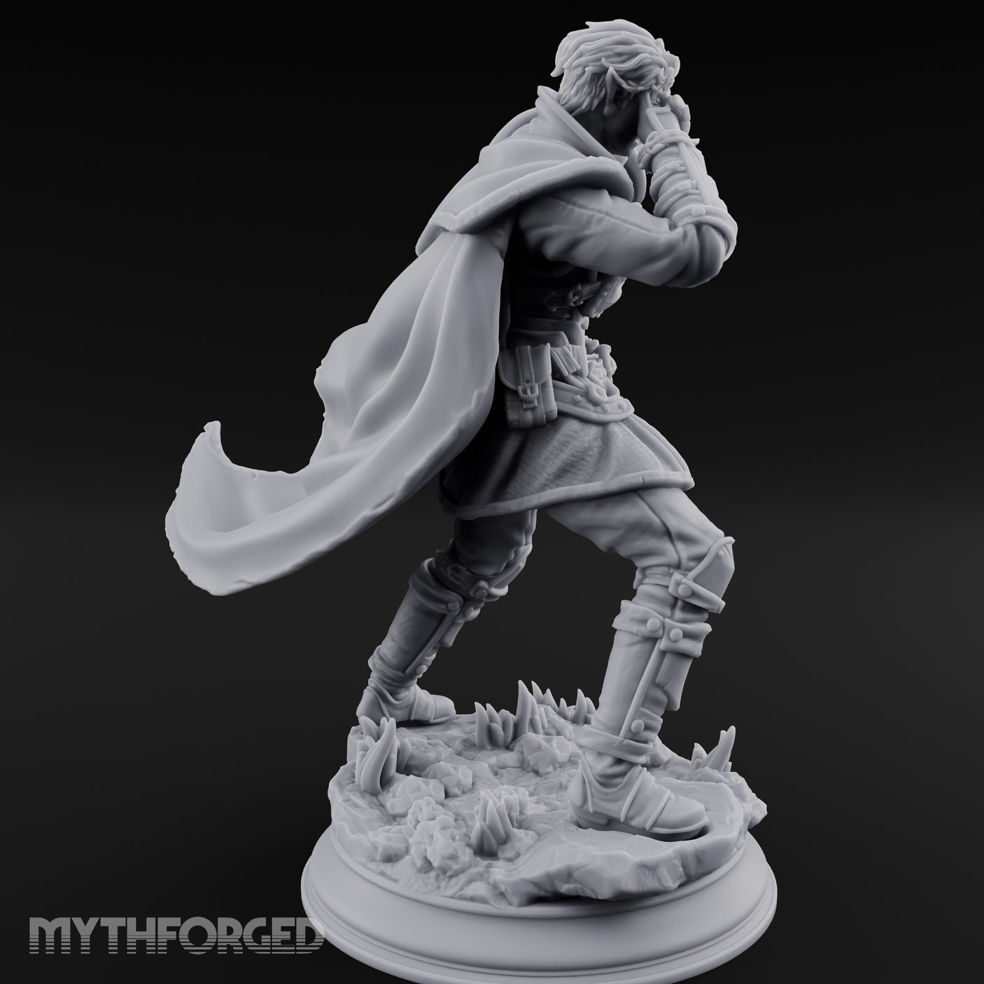 Blinded by the Light Elf Warlock Miniature for Dungeons and Dragons, Pathfinder or other TTRPGs