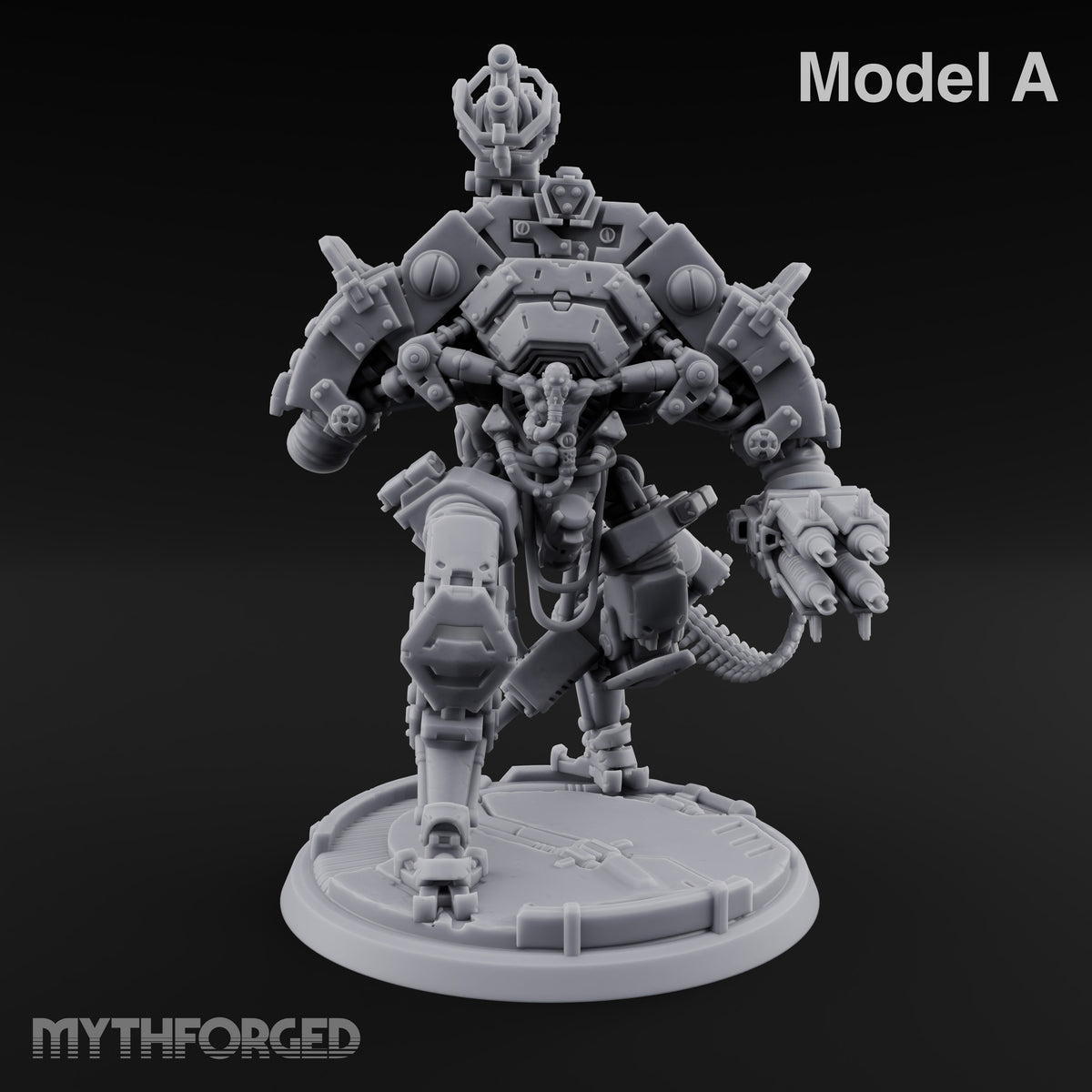 Not Here to Negotiate Warforged Heavy Gun Automaton A