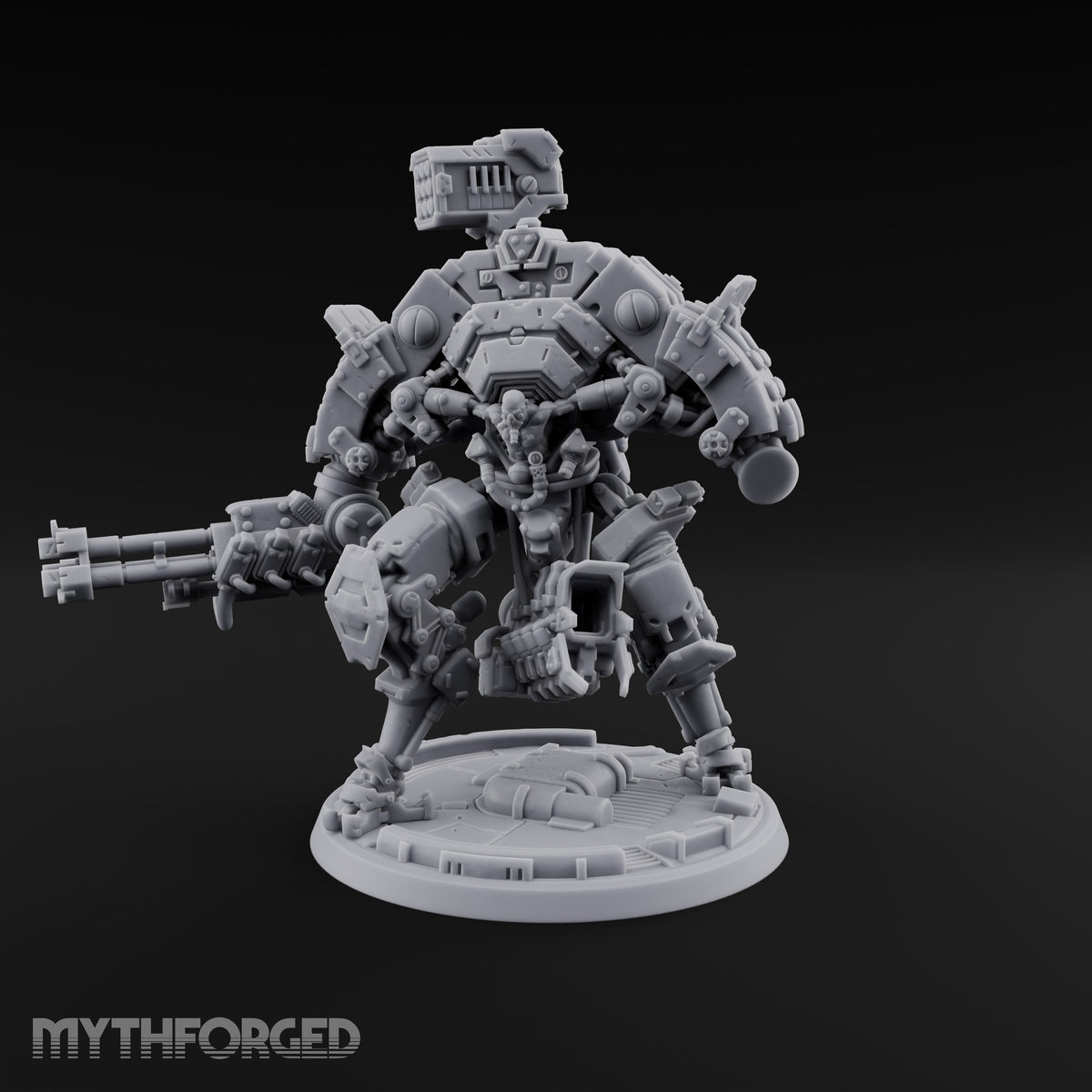 Not Here to Negotiate Warforged Heavy Gun Automaton B