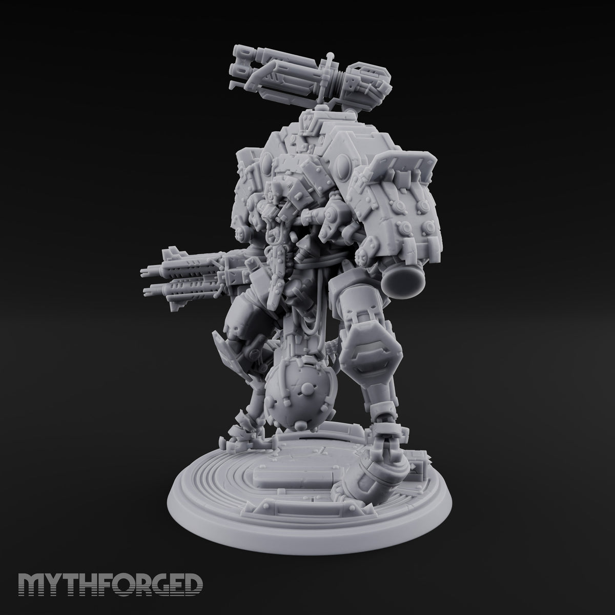 Guns on Every Shoulder Iron Golem Heavy Gun Walker