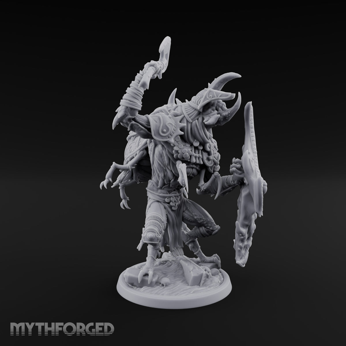 Poised to Strike Scarabfolk Warrior B