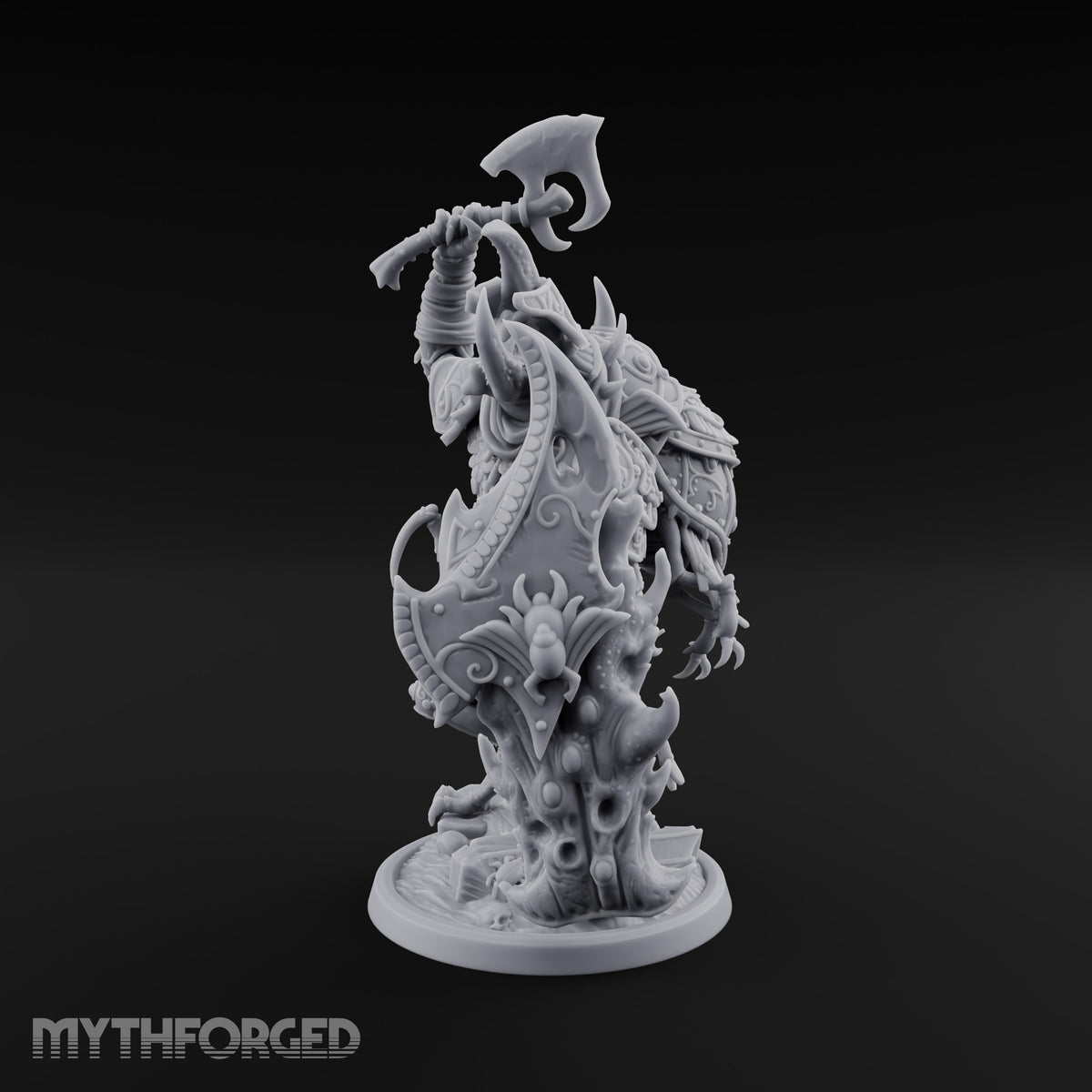 Poised to Strike Scarabfolk Warrior B