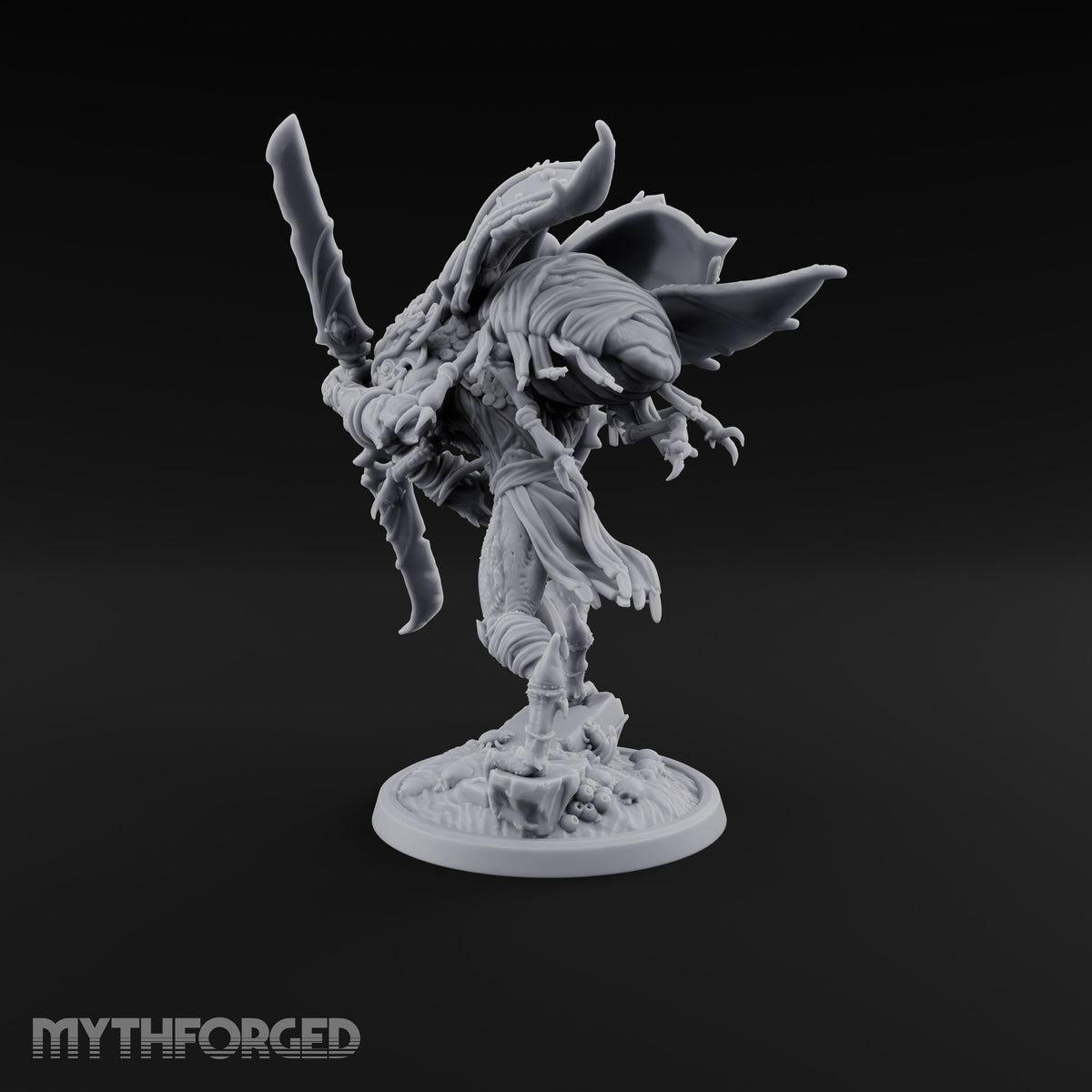 Poised to Strike Scarabfolk Warrior C
