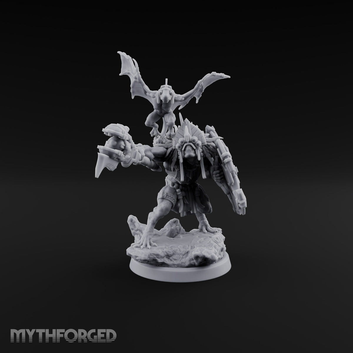Axe Out, Passenger Aboard Lizardfolk Axe Warrior
