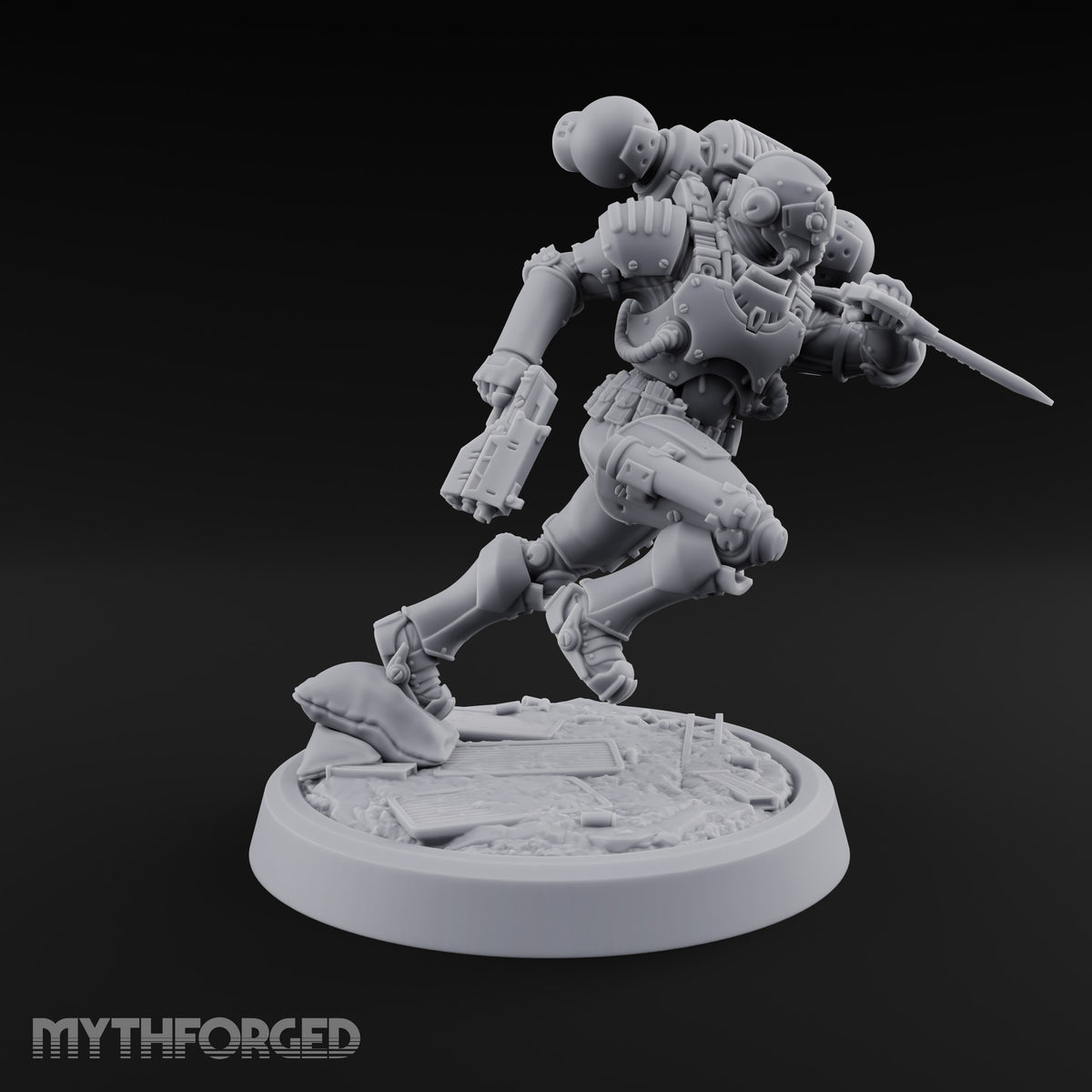 Touchdown Pending, Pistols Up Human Jump Pack Soldiers — A