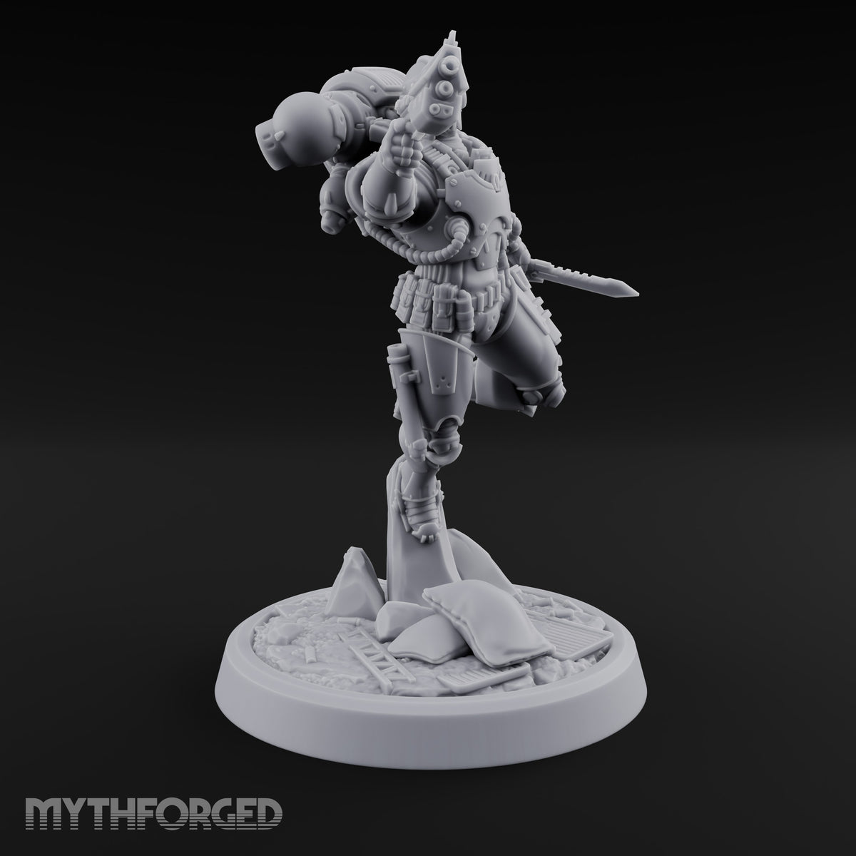 Touchdown Pending, Pistols Up Human Jump Pack Soldiers — B
