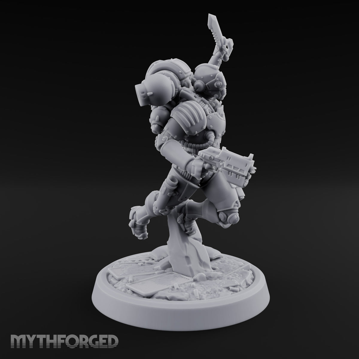 Touchdown Pending, Pistols Up Human Jump Pack Soldiers — E