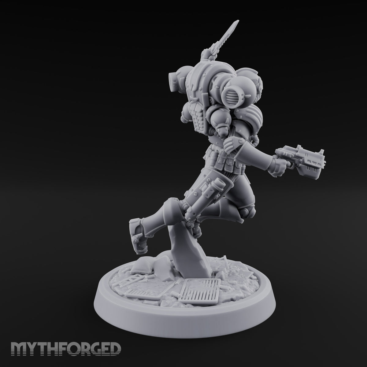 Touchdown Pending, Pistols Up Human Jump Pack Soldiers — E