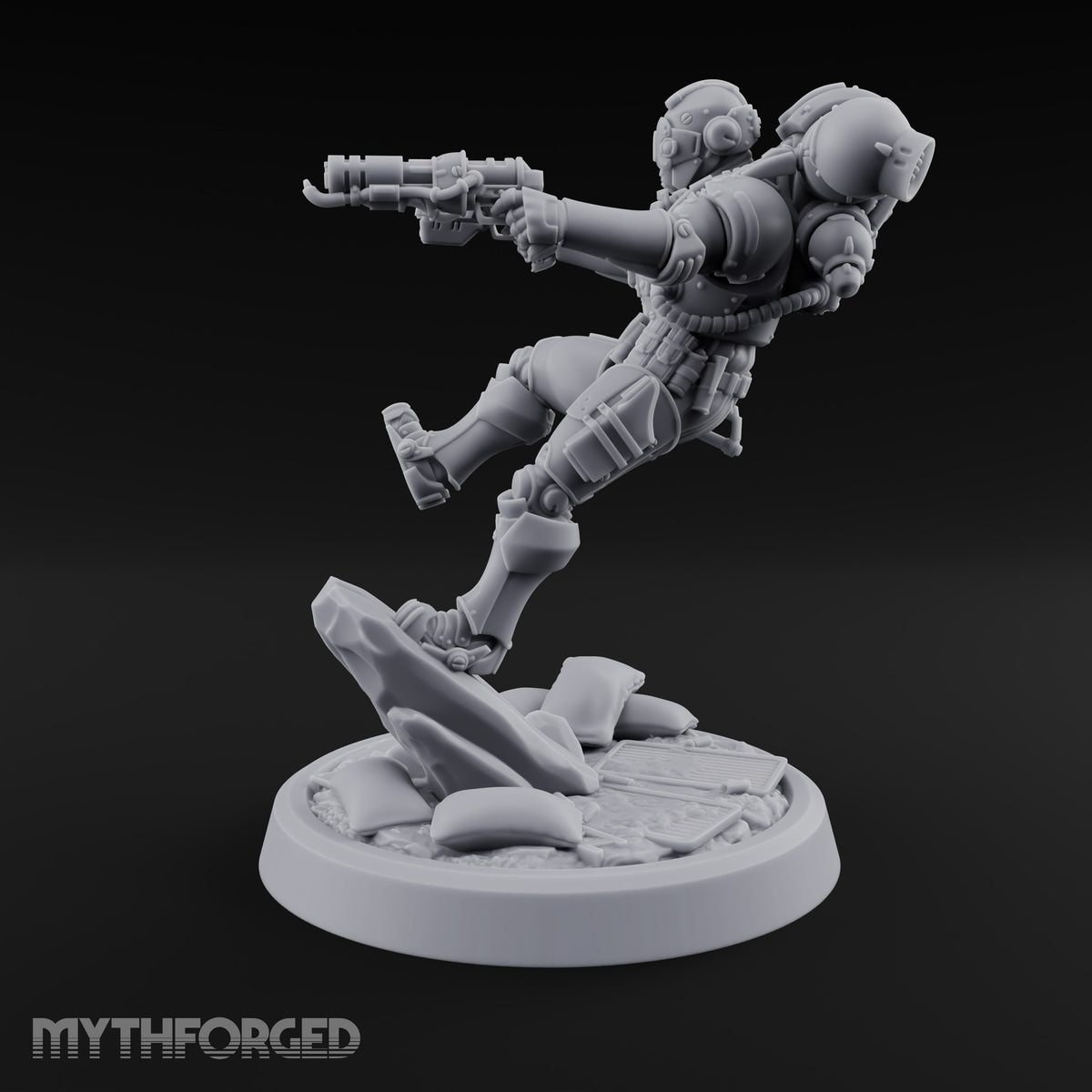 Touchdown Pending, Pistols Up Human Jump Pack Soldier F