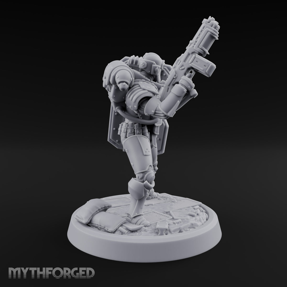 Peek Through the Slot, Regret Nothing Human Shield Soldier B — Gun