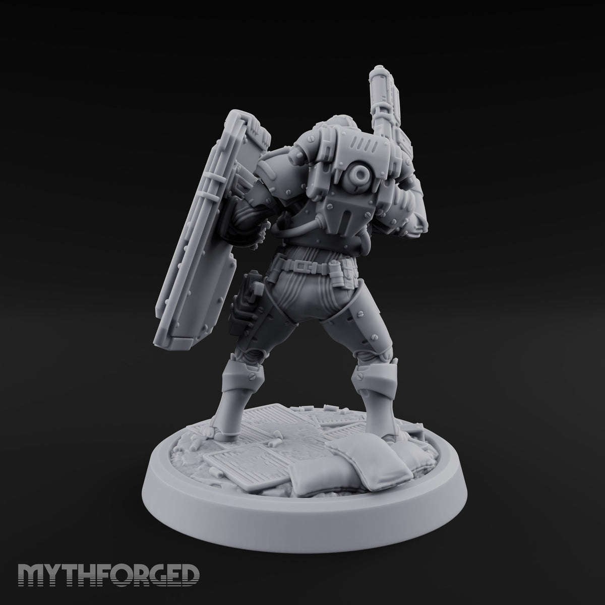 Peek Through the Slot, Regret Nothing Human Shield Soldier B — Gun