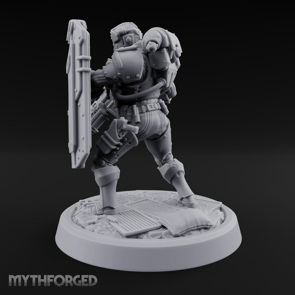 Peek Through the Slot, Regret Nothing Human Shield Soldier C — Gun