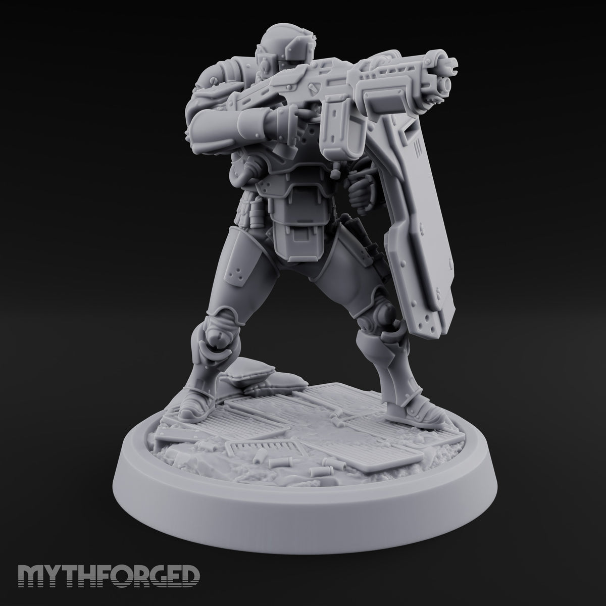 Peek Through the Slot, Regret Nothing Human Shield Soldier D — Gun