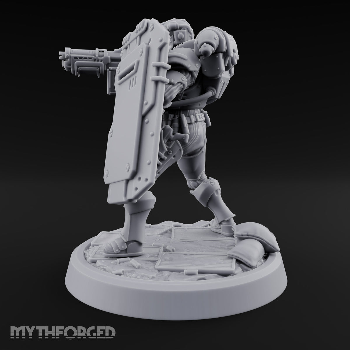 Peek Through the Slot, Regret Nothing Human Shield Soldier D — Gun