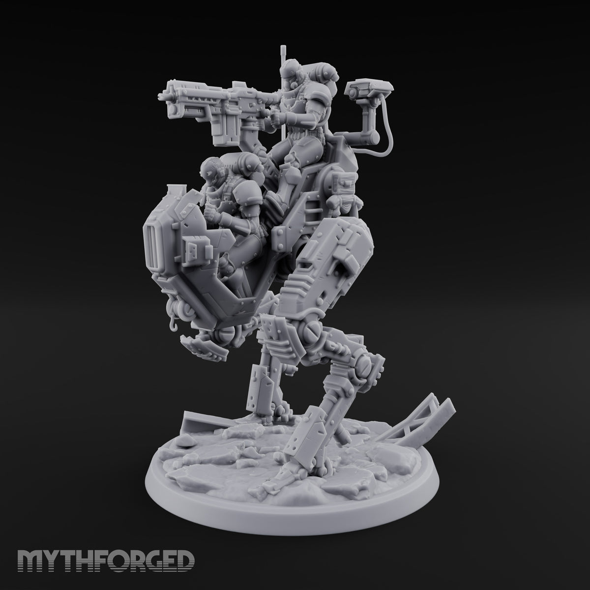 Shared Seat, Shared Grudge Warforged Crewed Walker A