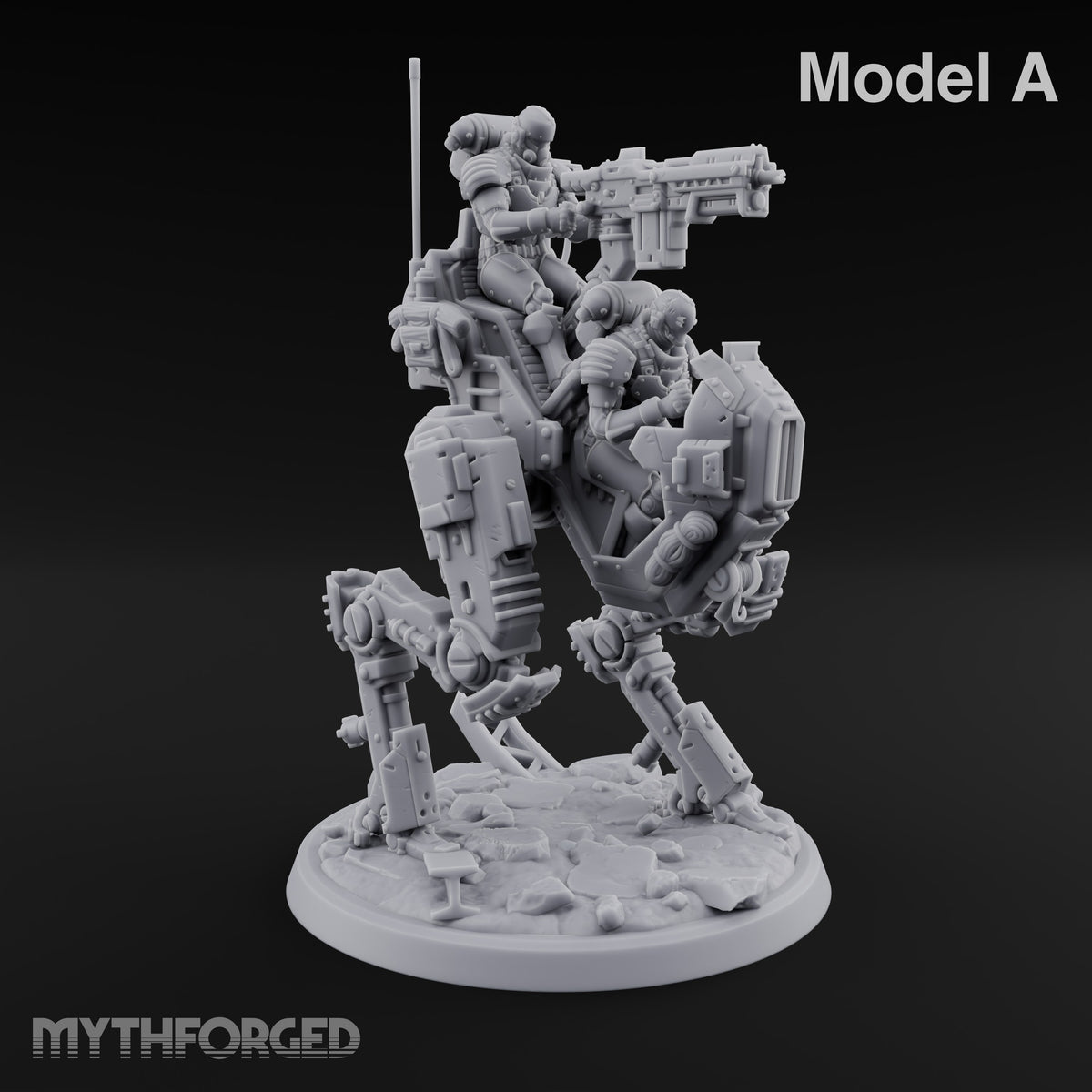 Shared Seat, Shared Grudge Warforged Crewed Walkers — A