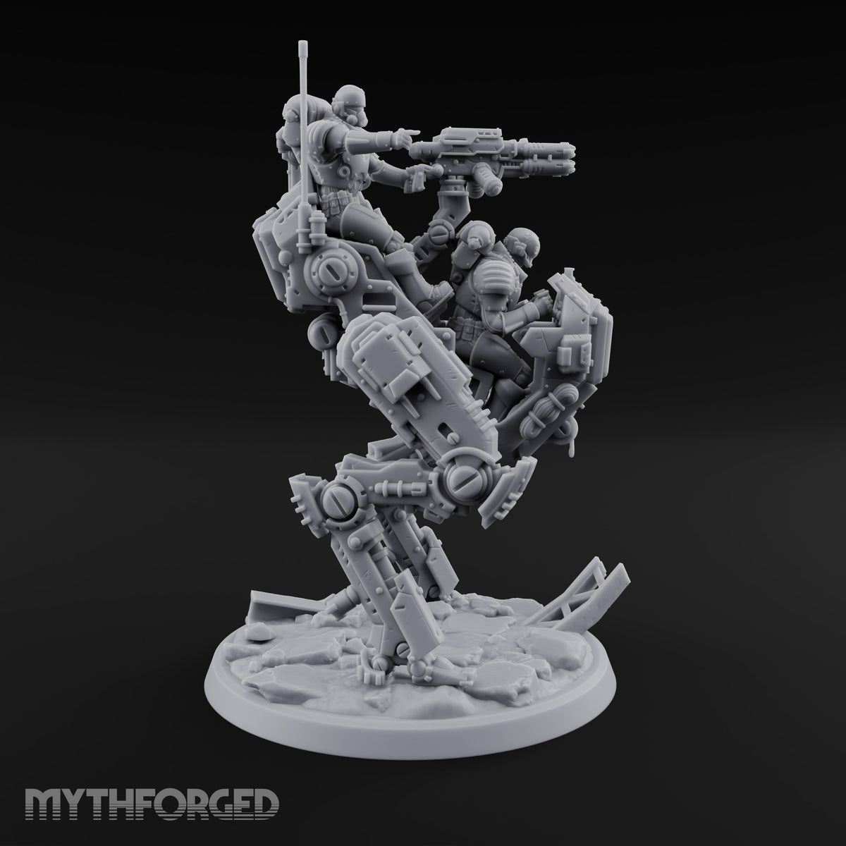 Shared Seat, Shared Grudge Warforged Crewed Walkers — B