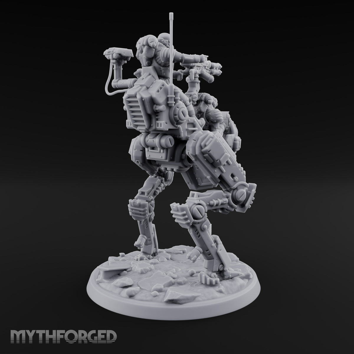 Shared Seat, Shared Grudge Warforged Crewed Walker B