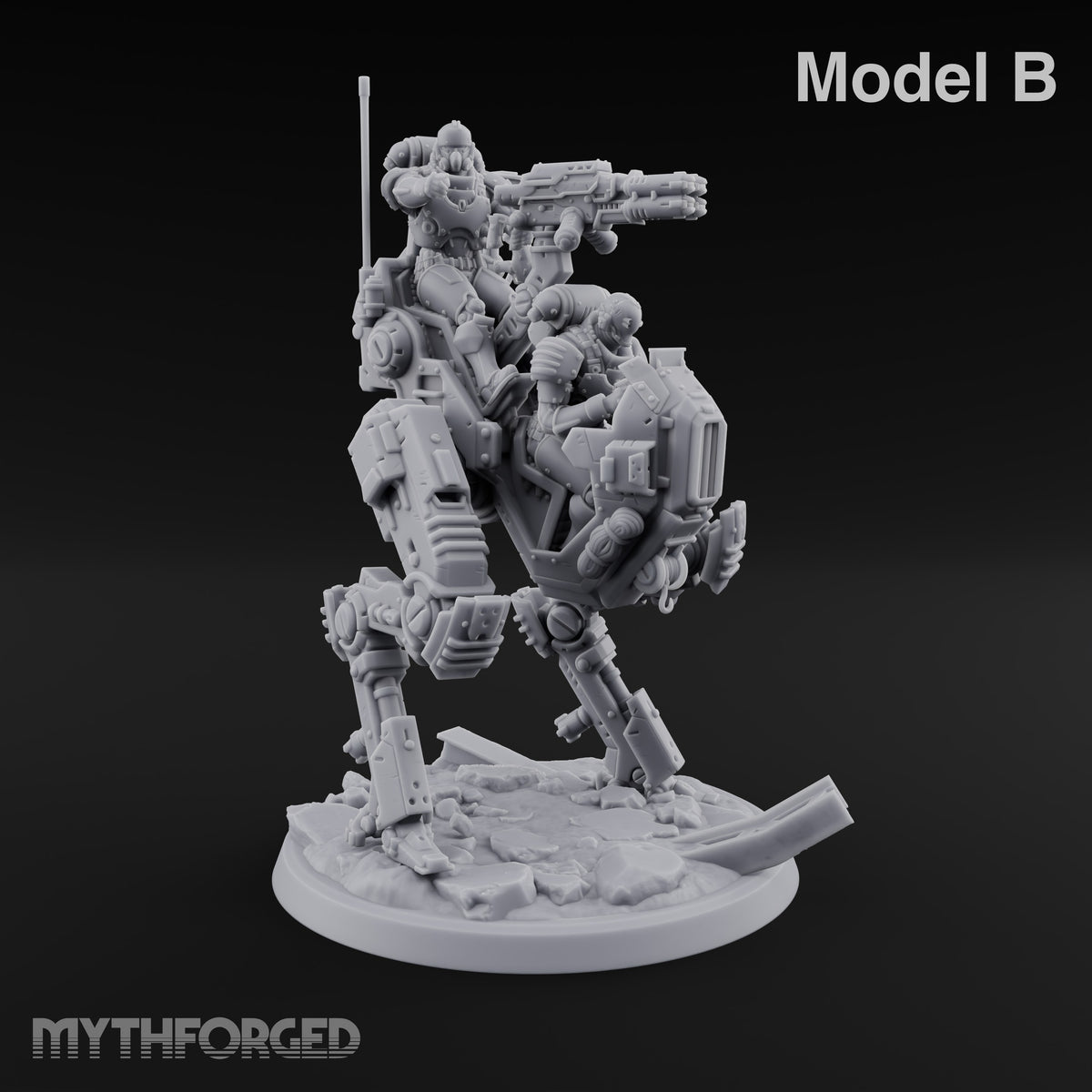 Shared Seat, Shared Grudge Warforged Crewed Walkers — B