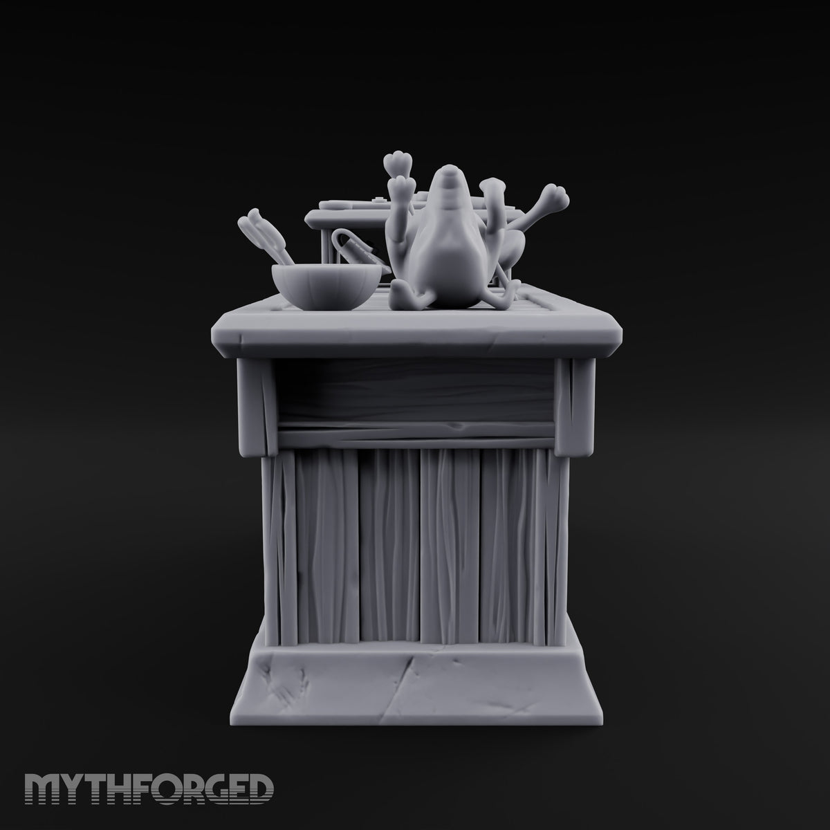 Strays Waiting Wooden Veterinarian Furniture D
