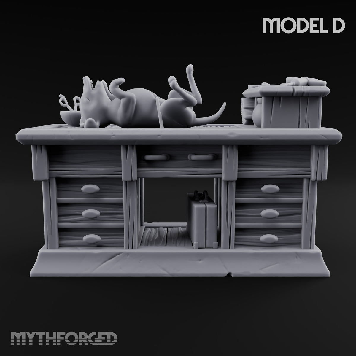 Strays Waiting Wooden Veterinarian Furniture D
