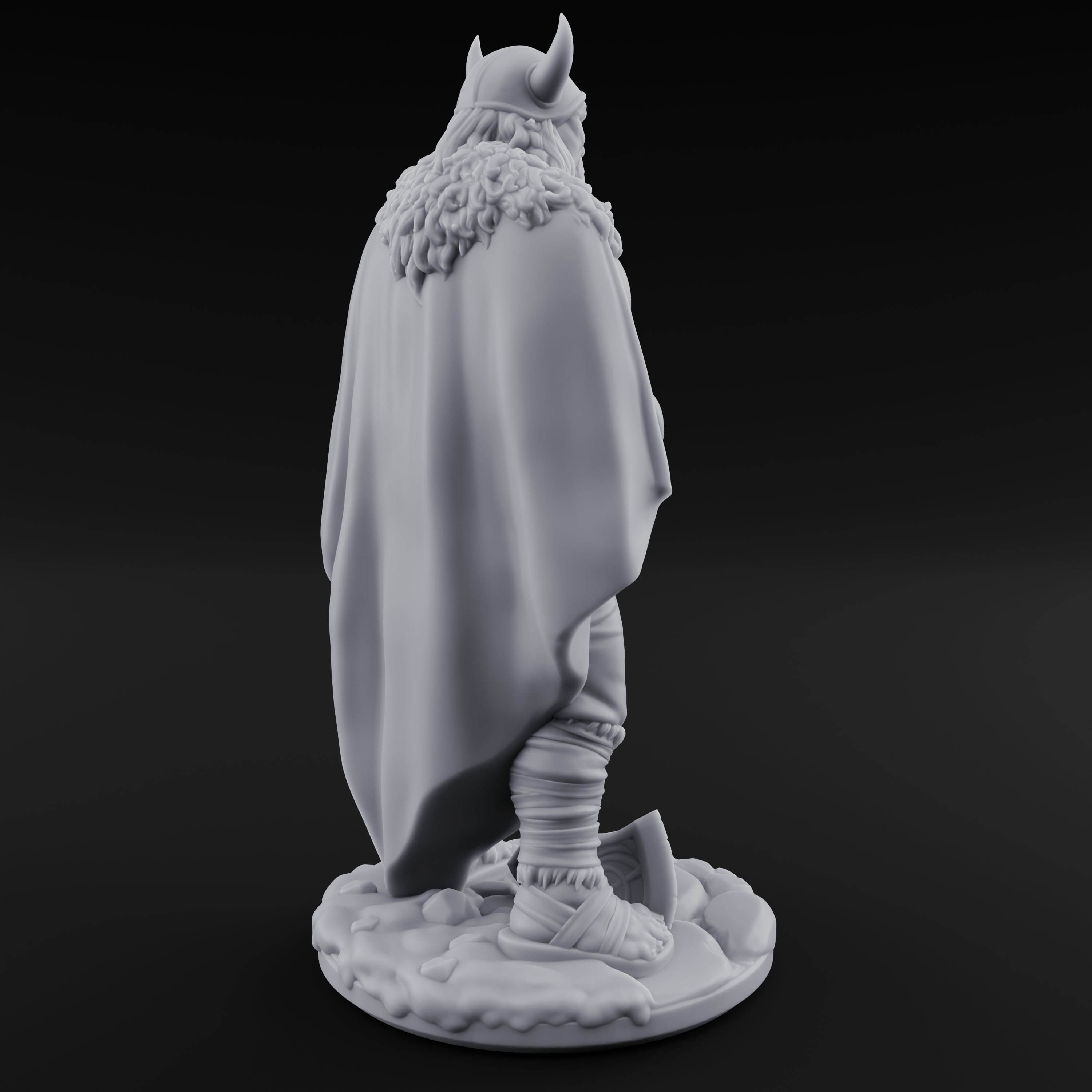 Belt Gripping Human Barbarian C