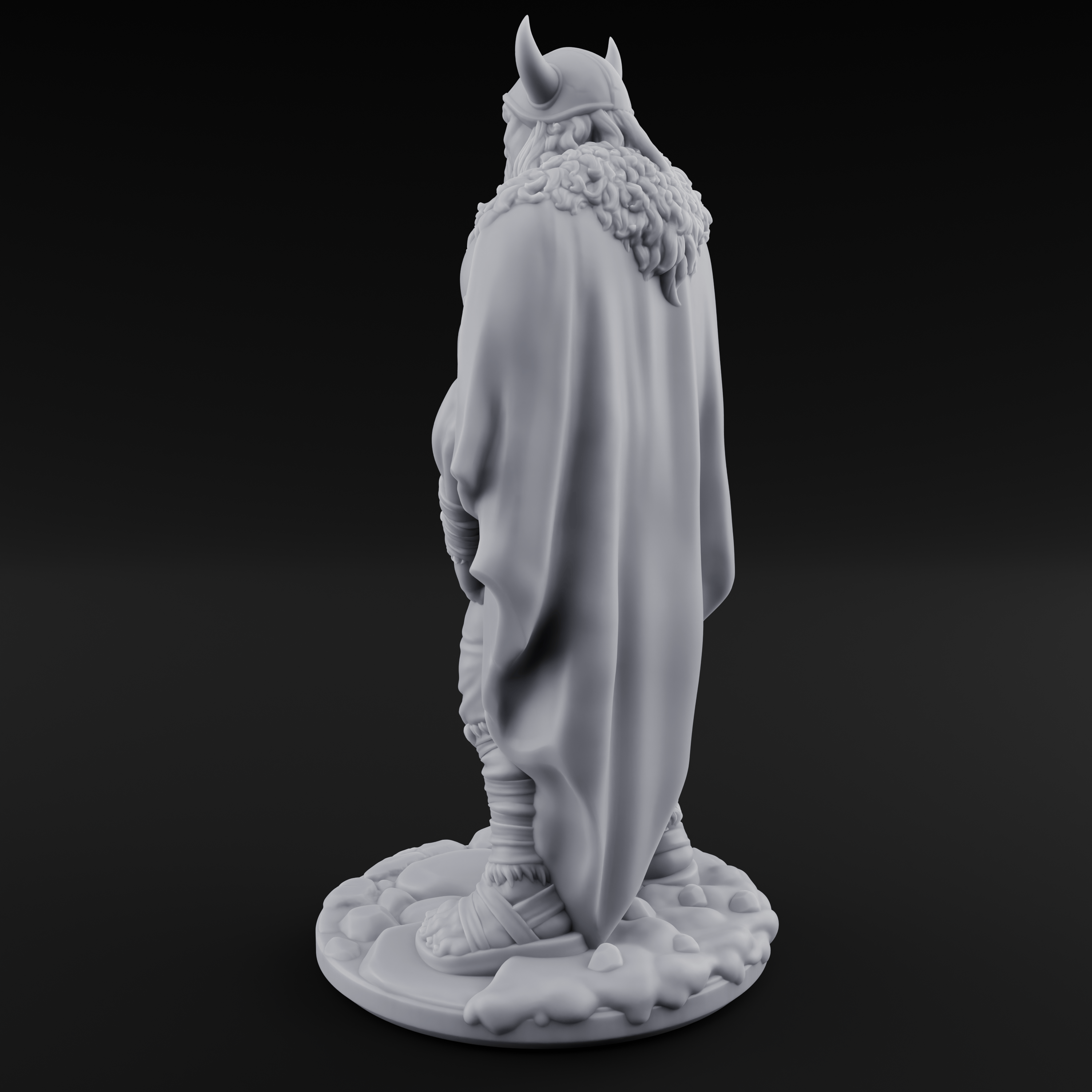 Belt Gripping Human Barbarian C