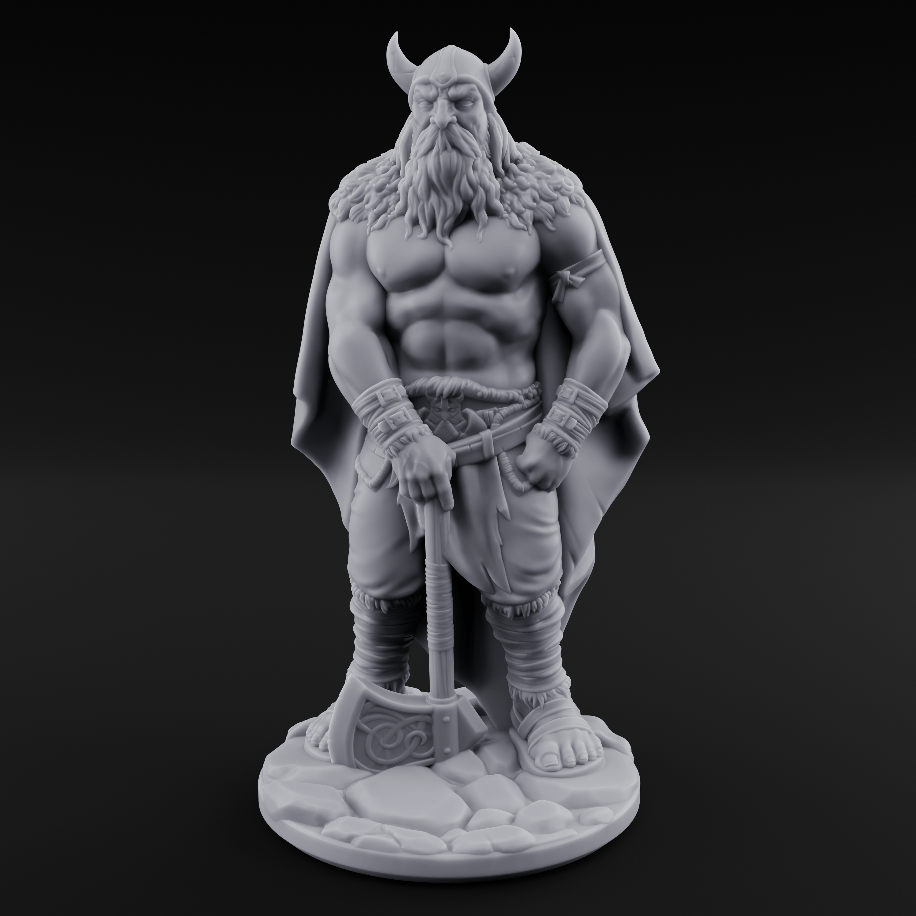 Belt Gripping Human Barbarian C