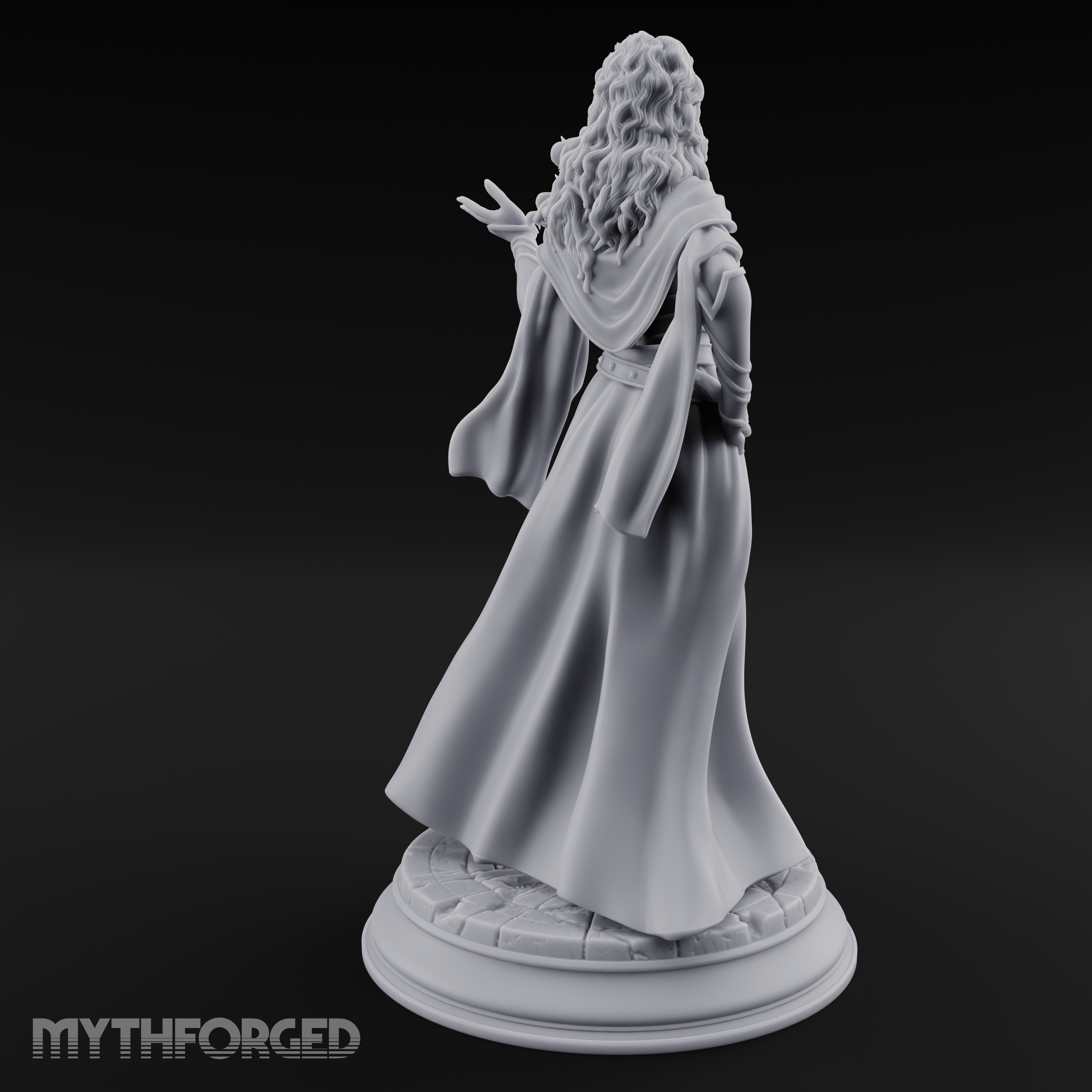 Cloak Billowing Majestically Human Noble