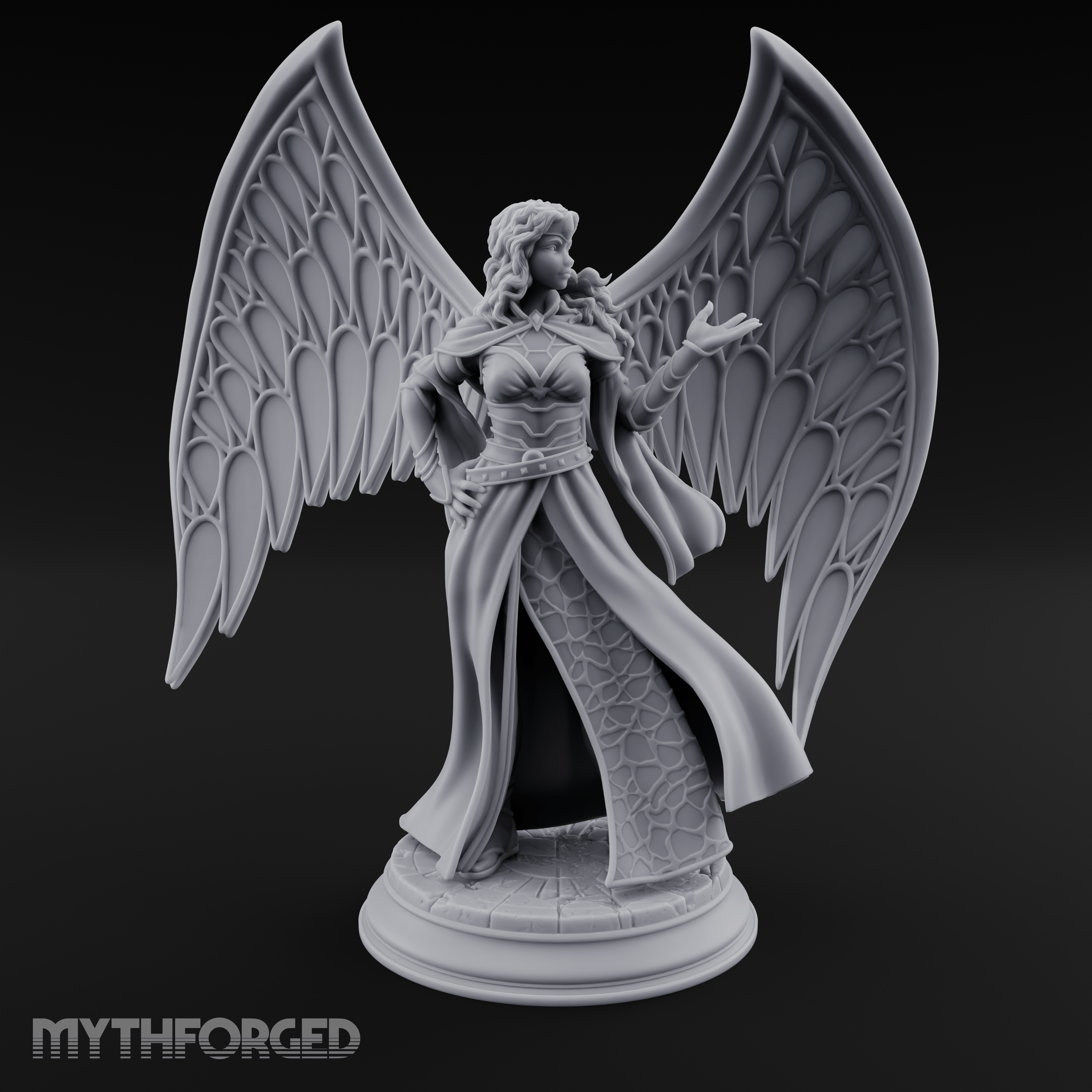 Cloak Billowing Majestically Human Noble