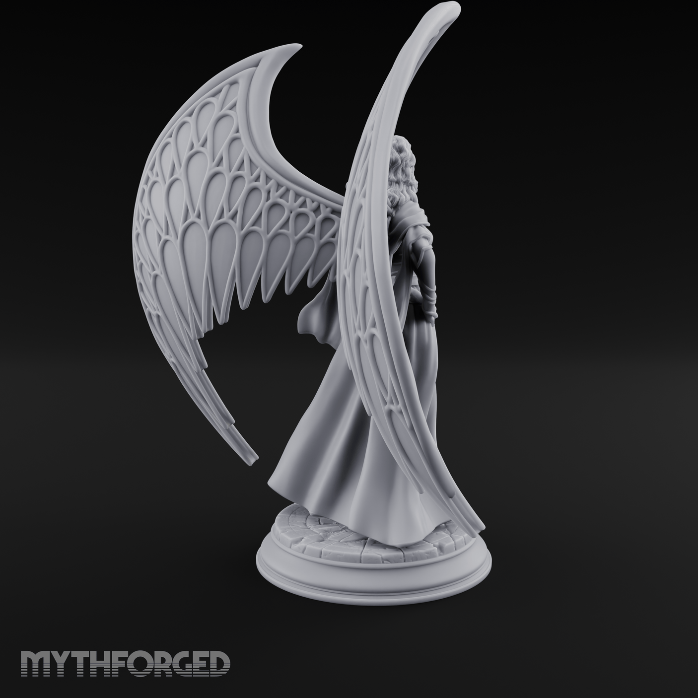 Cloak Billowing Majestically Human Noble Miniature for Dungeons and Dragons, Pathfinder or other TTRPGs