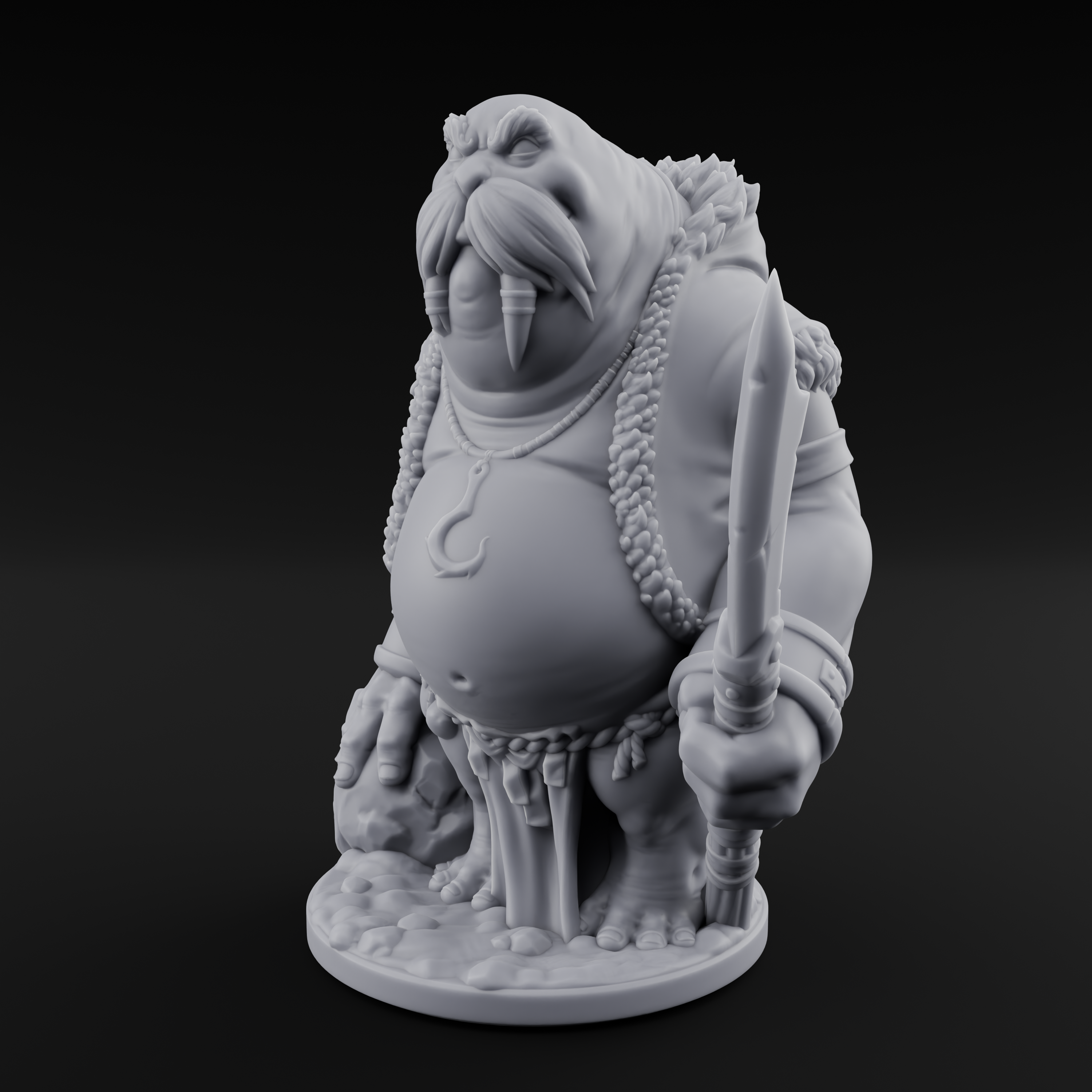 Belly Out Prowling Walrusfolk Hunters