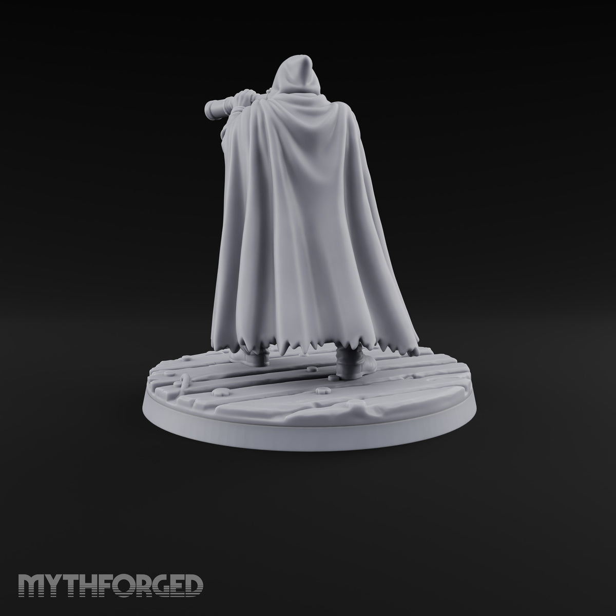 Eyes on the Trail Human Scout B Miniature for Dungeons and Dragons, Pathfinder or other TTRPGs