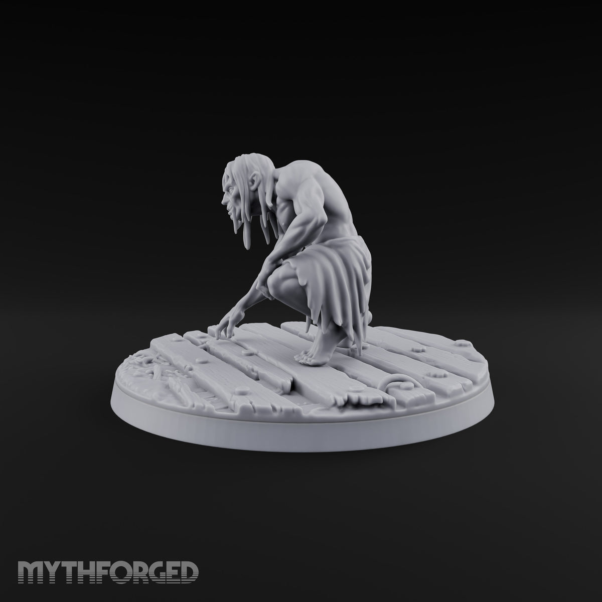 Succumbing to the Change Human Mutant H Miniature for Dungeons and Dragons, Pathfinder or other TTRPGs
