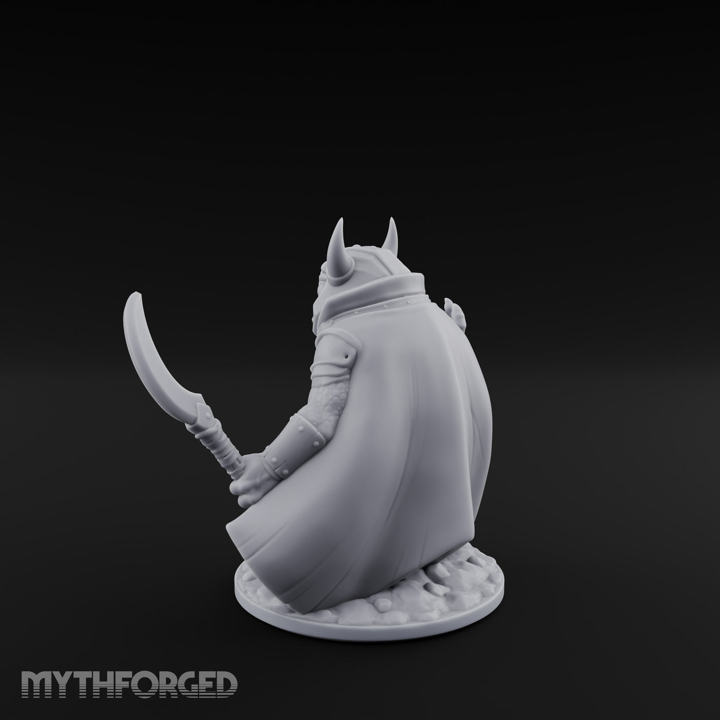 Weapon Wielding Bullywug Guard Model C Miniature for Dungeons and Dragons, Pathfinder or other TTRPGs