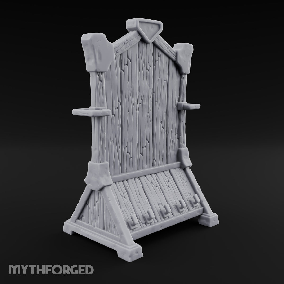 Choose Your Heirloom Wooden Weapons Display Rack — Empty