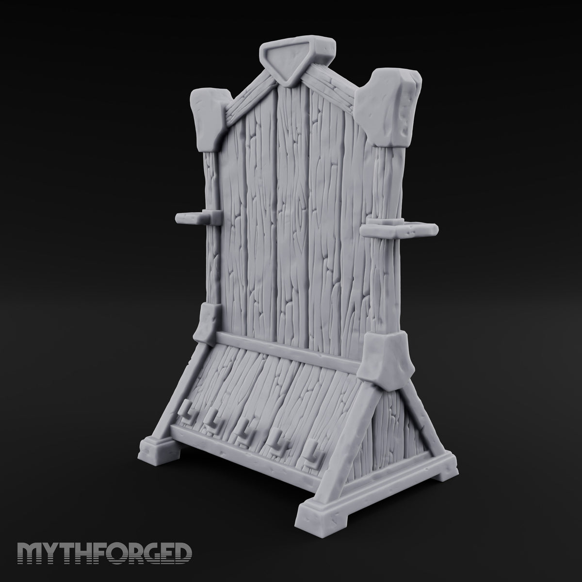Choose Your Heirloom Wooden Weapons Display Rack — Empty