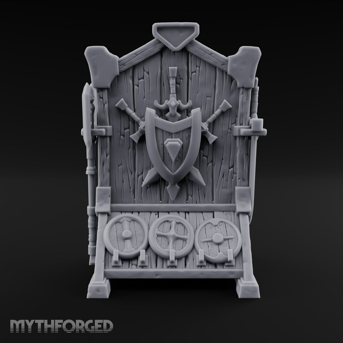 Choose Your Heirloom Wooden Weapons Display Rack — Stocked