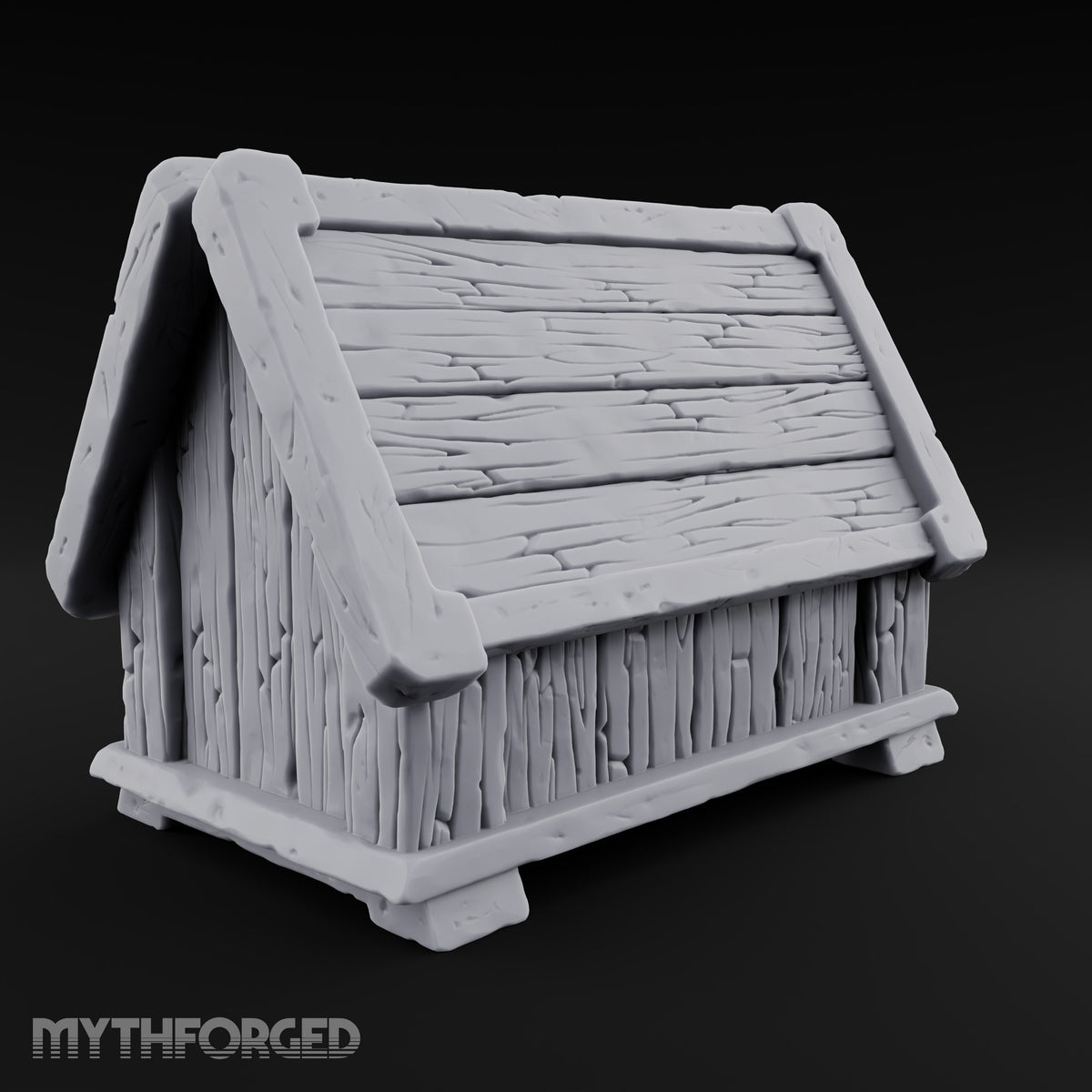 Wheels Fitted, Arsenal Hidden Wooden Weapons Crate on Wheels — Empty