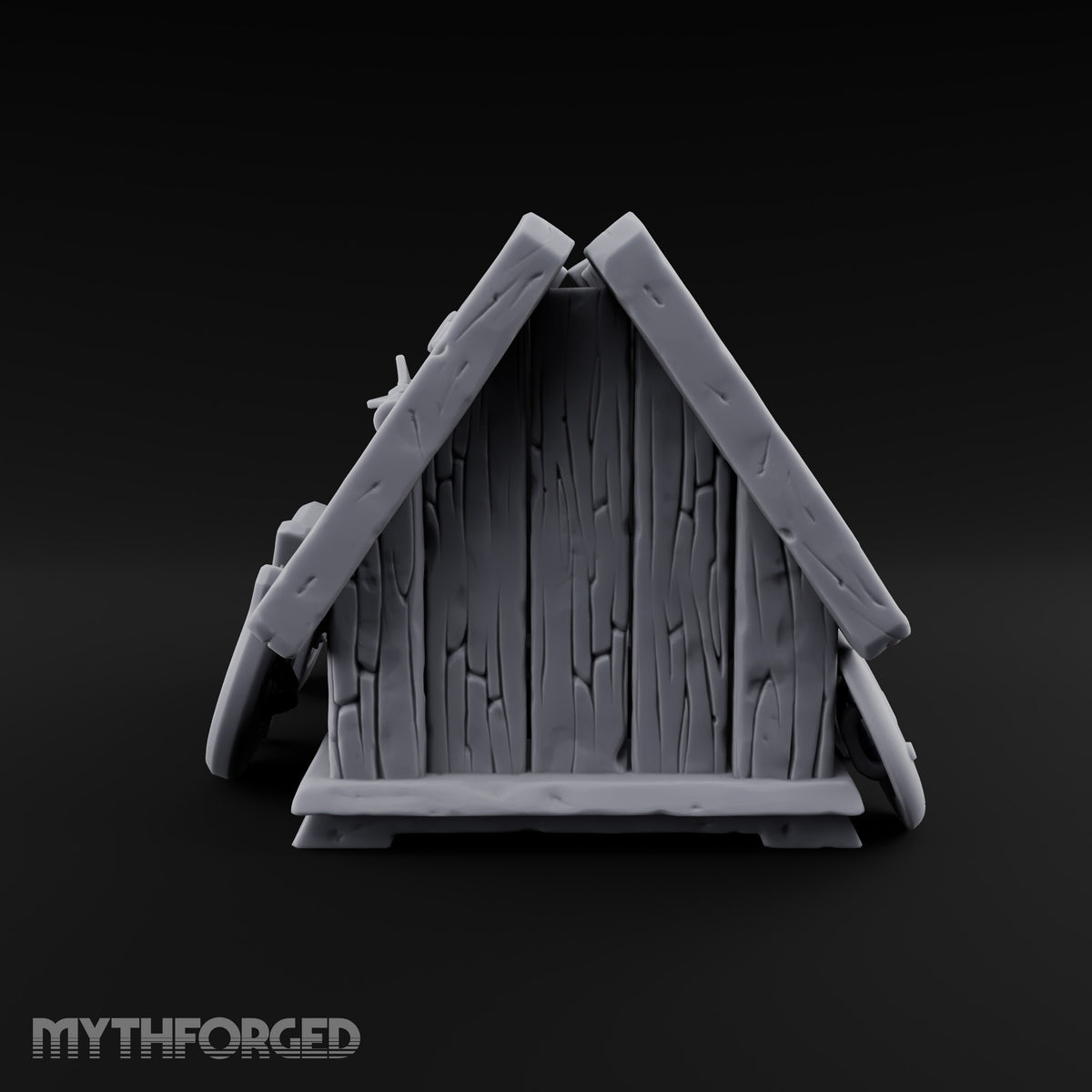 Wheels Fitted, Arsenal Hidden Wooden Weapons Crate on Wheels — Stocked