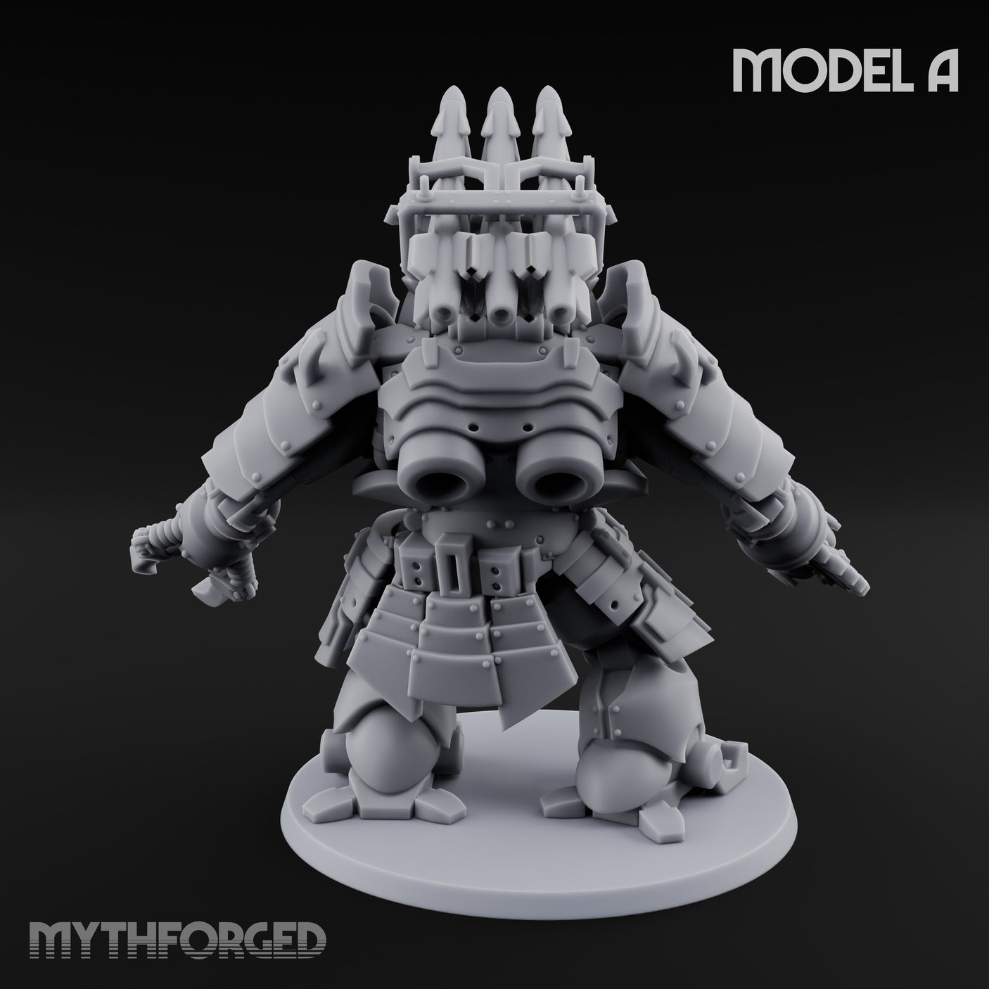 Weird War Claw Stomping Mech Walker A Miniature for Dungeons and Dragons, Pathfinder or other TTRPGs