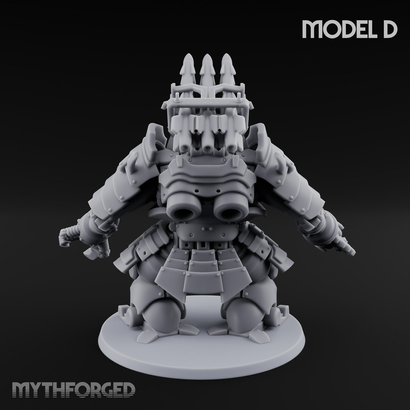 Weird War Claw Stomping Mech Walker D Miniature for Dungeons and Dragons, Pathfinder or other TTRPGs