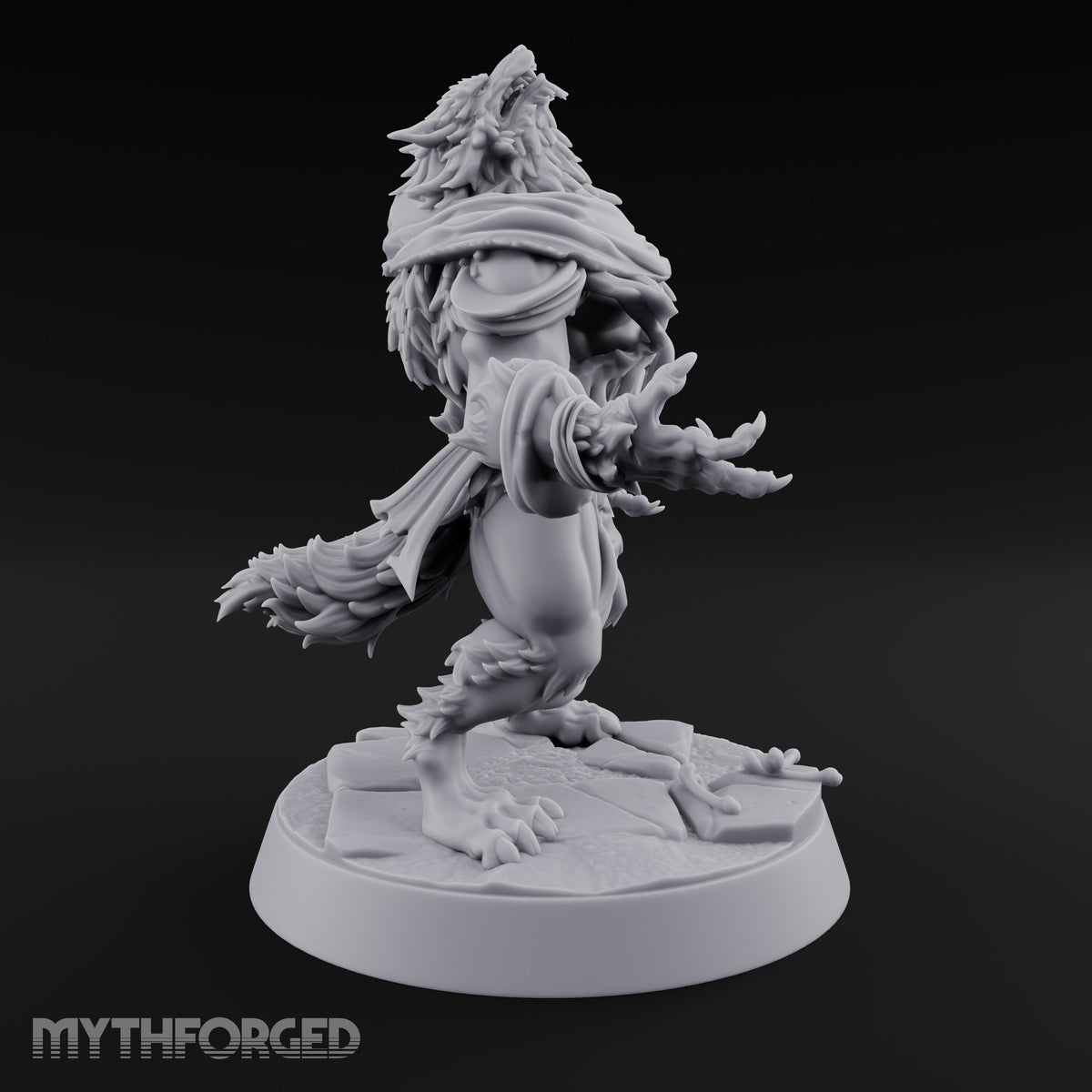 Scarves Torn, Fangs Bared Werewolf Monster B