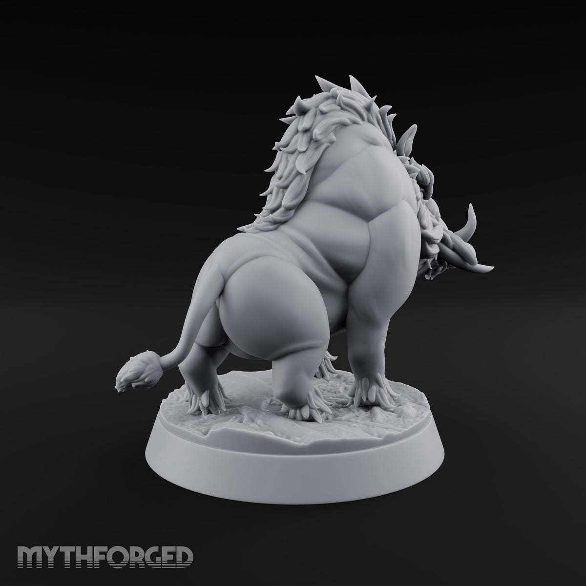 Mud on Both Tusks Boar Beast A