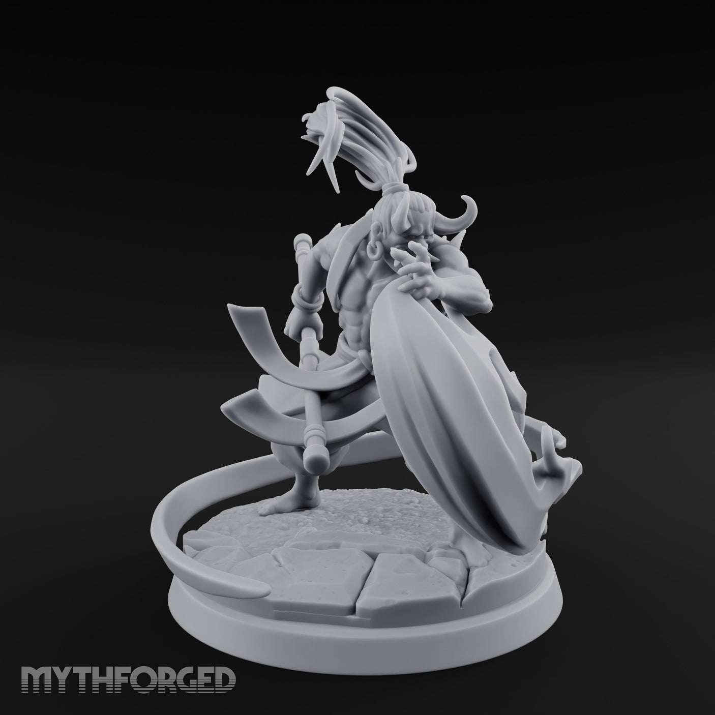 Wind Whipping Staff Spinning Oni Shaman gallery 3