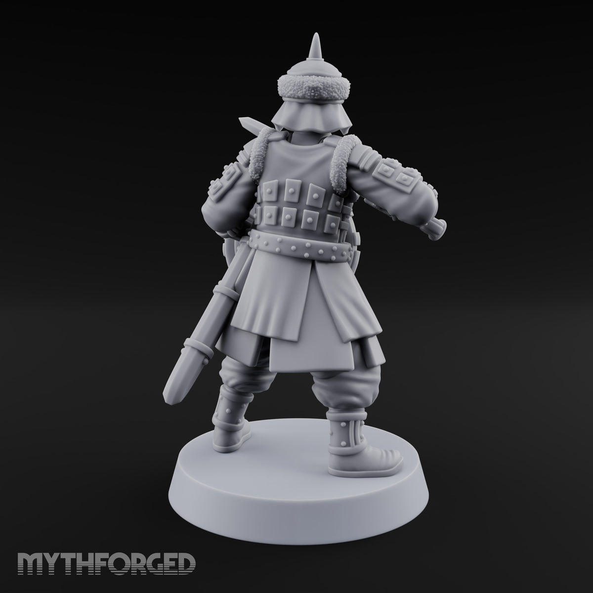 Shields Studded, Steel Singing Human Steppe Swordsman A